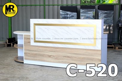 เคาน์เตอร์ต้อนรับคลินิก เคาน์เตอร์ลายหินอ่อน