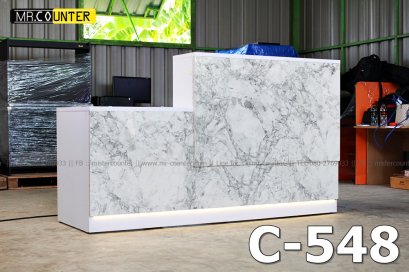 เคาน์เตอร์คลินิก ลายหินอ่อน