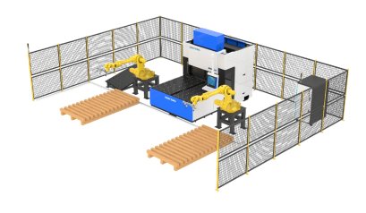 Robot & Automatic  Panel Bending  Production line