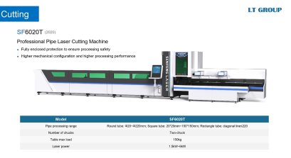 Professional pipe laser cutting machine