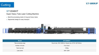 Super Heavy Tube Laser Cutting Machine