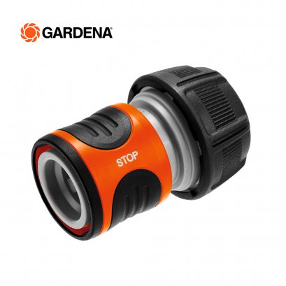 Gardena ข้อต่อสวม แบบมีระบบหยุดน้ำในตัว ขนาด 3/4” (19มม.) (18214-20)