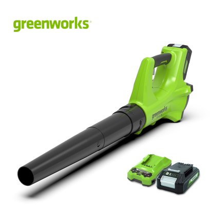 Greenworks Battery Azial Blower 24V Including Battery (2 ah)and Fast Charger