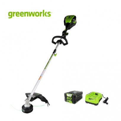 Greenworks เครื่องตัดหญ้า 80V พร้อมแบตเตอรี่และแท่นชาร์จ