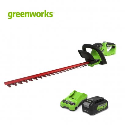 Greenworks Battery Hedge Trimmer 24V Deluxe Including Battery(4AH) and Fart Charger