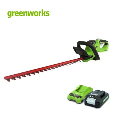 Greenworks Battery Hedge Trimmer 24V Deluxe Including Battery(4AH) and Fart Charger