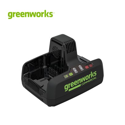 Greenworks แท่นชาร์จเร็วแบบสองพอร์ต ขนาด 82V