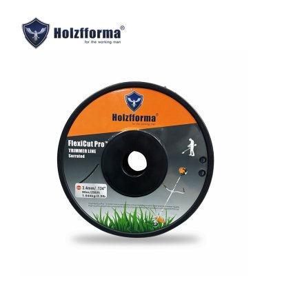 Holzfforma FlexiCut Pro 3.4mm / .134"x90m. เอ็นตัดหญ้าฟันเลื่อย ขนาด 3.4 มม. 90 ม.