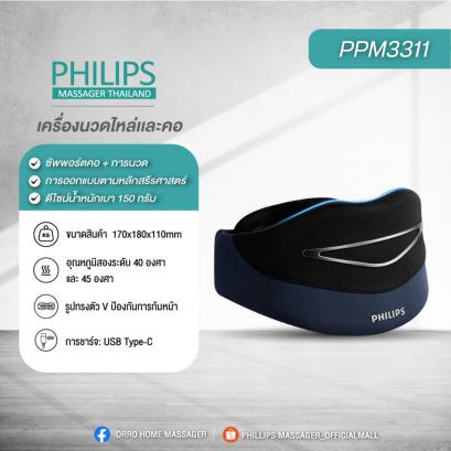 Philips เครื่องนวดไหล่และคอ Shoulder and Neck Massager