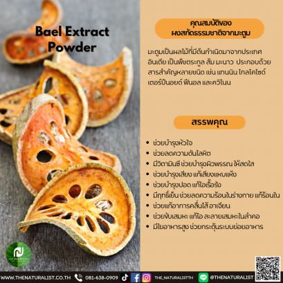 ผงสกัดธรรมชาติจากมะตูม - Bael Extract Powder