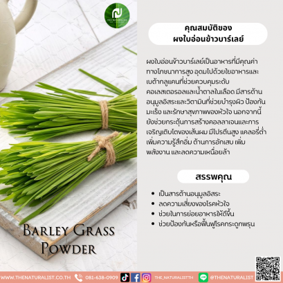 ผงใบอ่อนข้าวบาร์เลย์ - Barley Grass Powder