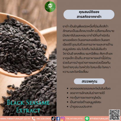 สารสกัดจากงาดำ - Black Seasame Extract