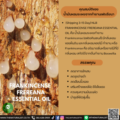 น้ำมันหอมระเหยจากกำยาน-FRANKINCENSE  FREREANA  ESSENTIAL OIL