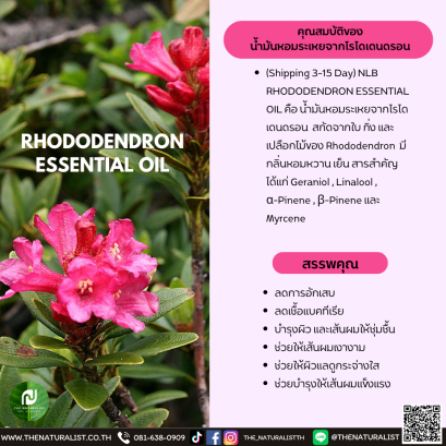 น้ำมันหอมระเหยจากโรโดเดนดรอน-RHODODENDRON ESSENTIAL OIL