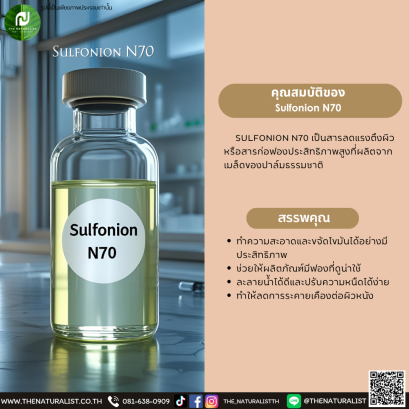 สารลดแรงตึงผิว Sulfonion N70