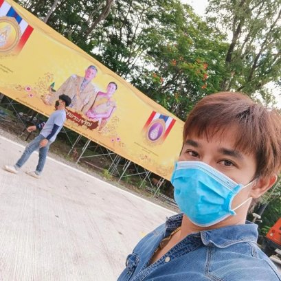 ป้ายไวนิลขึงโครงนั่งร้าน ไวนิลโครงเหล็ก ขนาดใหญ่ งานต่างๆ