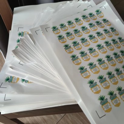 รับทําสติ๊กเกอร์ ฉลากสินค้า ฉลากอาหาร รับพิมพ์สติ๊กเกอร์โลโก้ ราคาถูก