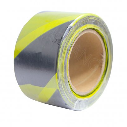 TIGER เทปกั้นเขต ขนาด 70mm.ยาว 200m สีเหลือง-ดำ