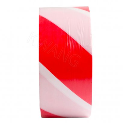 TIGER เทปกั้นเขต ขนาด 70 mm. ยาว 500 m. สีขาว-แดง