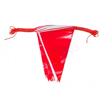 KYOWA ธงราวสามเหลี่ยม สีขาว-แดง (20 เมตร)