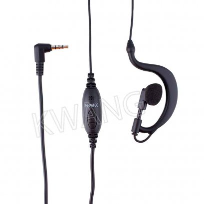 HAMTEC ไมค์พร้อมหูฟัง ใช้สำหรับวิทยุสื่อสาร VX-150 สีดำ