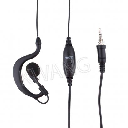 HAMTEC ไมค์พร้อมหูฟัง ใช้สำหรับวิทยุสื่อสาร VX-7R สีดำ