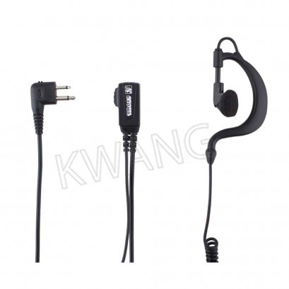 KYOWA ไมค์พร้อมหูฟัง ใช้สำหรับวิทยุสื่อสาร GP300 สีดำ