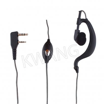 KYOWA ไมค์พร้อมหูฟัง ใช้สำหรับวิทยุสื่อสารแจ๊ค KENWOOD สีดำ