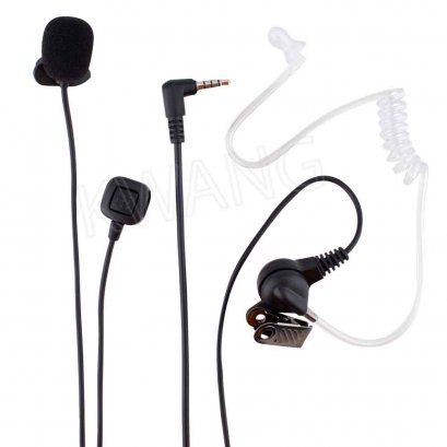 KYOWA ไมค์พร้อมหูฟัง  FBI ใช้สำหรับวิทยุสื่อสาร VX-151 สีดำ