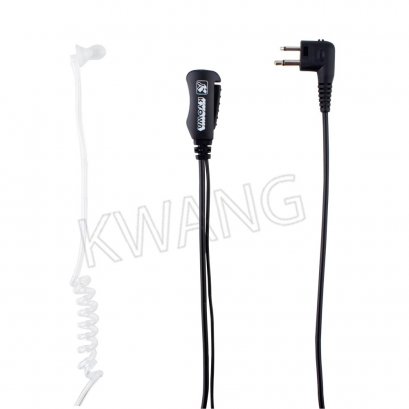 KYOWA ไมค์พร้อมหูฟัง FBI ใช้สำหรับวิทยุสื่อสาร GP300 สีดำ