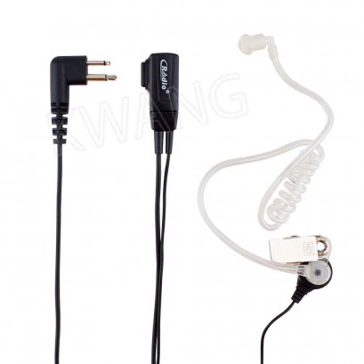 KDIFIER ไมค์พร้อมหูฟัง  FBI ใช้สำหรับวิทยุสื่อสาร MOTO สีดำ