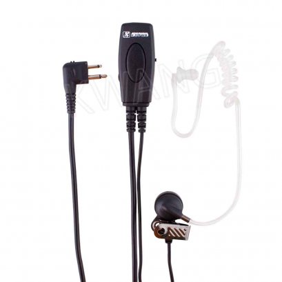 KYOWA ไมค์พร้อมหูฟัง  FBI ใช้สำหรับวิทยุสื่อสาร GP300 สีดำ