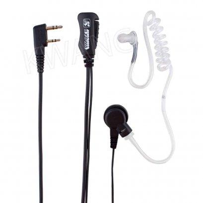 KYOWA ไมค์พร้อมหูฟัง  FBI ใช้สำหรับวิทยุสื่อสารแจ๊ค KENWOOD สีดำ