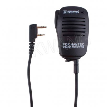 KYOWA ไมค์มือถือ ใช้สำหรับวิทยุสื่อสารแจ๊ค KENWOOD สีดำ