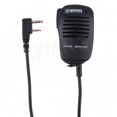 KYOWA ไมค์มือถือ ใช้สำหรับวิทยุสื่อสารแจ๊ค KENWOOD สีดำ