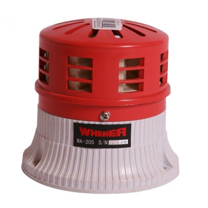 WHENER ไซเรนไฟฟ้า WA-305A (12V) สีแดง