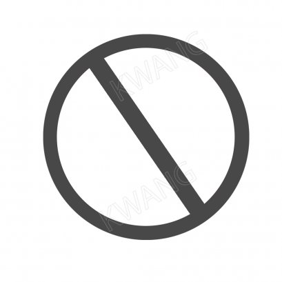 BISON ป้ายเครื่องหมายจราจร สุดเขตจำกัดห้ามจอด 45 cm.