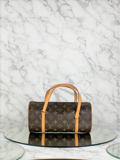 MP-10493 Used Lv Papillon W/Poc Monogram Ghw