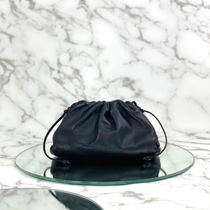 MP-10314 Used bottega Veneta mini pouch black rhw (B08671112K)