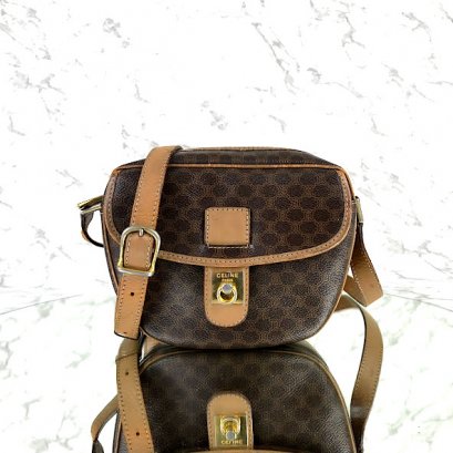 MP-10520 Used Celine Vintage Crossbody Bag Macadam Ghw