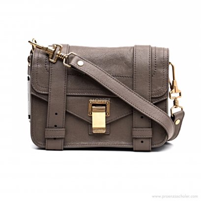 New Proenza Schouler PS1 Mini in Smoke Leather GHW
