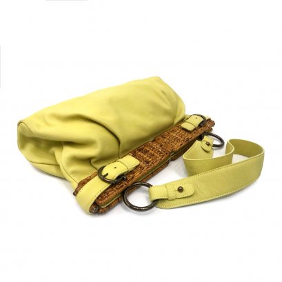 Used Ferragamo Shoulder Bag in Lemon RHW