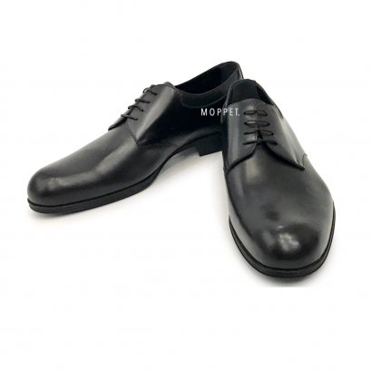 New LV Derby Loafers Size 8&quot; in Black Lambskin Leather