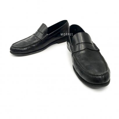 Used LV Men&#039;s Loafers Size 6&quot; in Black Leather