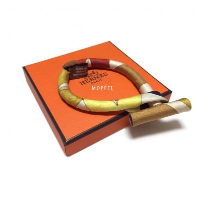 NEW Hermes Bracelet in Silk