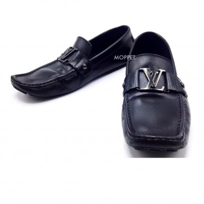 Used LV Monticarlo Size 8&quot; in Black Leather