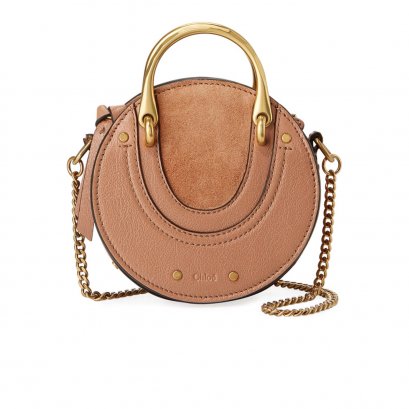 New Chloe Pixie Minibag in Nougat Leather GHW