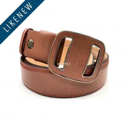Like New Ferragamo Belt 85&quot; in Brown Leather RHW