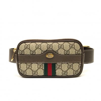 Like New Gucci Belt Bag 75&quot; in Signature Canvas GHW
