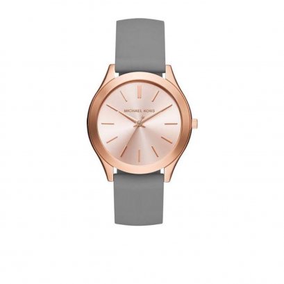 New Michael Kors Watch MK2512 in Grey Silicone RGHW